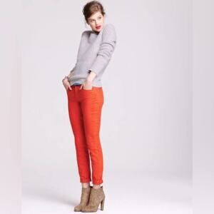 Current/Elliott | The Roller Red Skinny Jean In Lady Bug Size 27